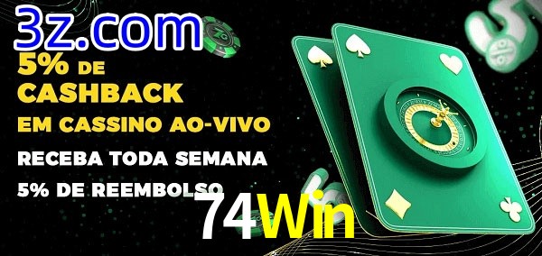 Promoções do cassino ao Vivo 74Win